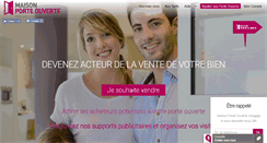 Desktop Screenshot of maisonporteouverte.com